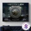 British Lion European And UK Tours For 2025 Dates List Start On August 3rd 2025 At The Booking Hall In Dover UK Home Decor Poster Canvas