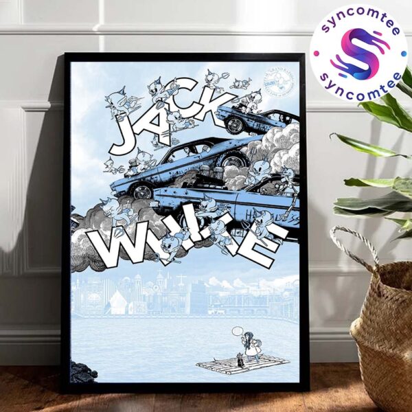 Jack White Tonight Poster Archbishop Harold Holmes At GLC Monroe In Grand Rapids Michigan On April 15th 2025 Home Decor Poster Canvas